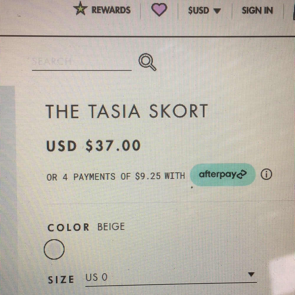 Brand new with tags skort. - Picture 4 of 4